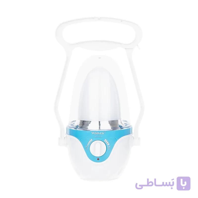 چراغ فانوسی و اضطراری ۱۵ وات ویداسی مدل WD-833 (دارای ۴۰ چیپ SMD و کلید ولومی تنظیم نور) - فروشگاه سولارباما
