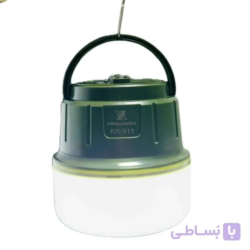 چراغ شارژی کمپینگ و پاوربانک ۱۰۰ وات مدل KK-911 (دارای نمایشگر دیجیتال هوشمند، مگنت پشت و ۳ رنگ نور) - فروشگاه سولارباما