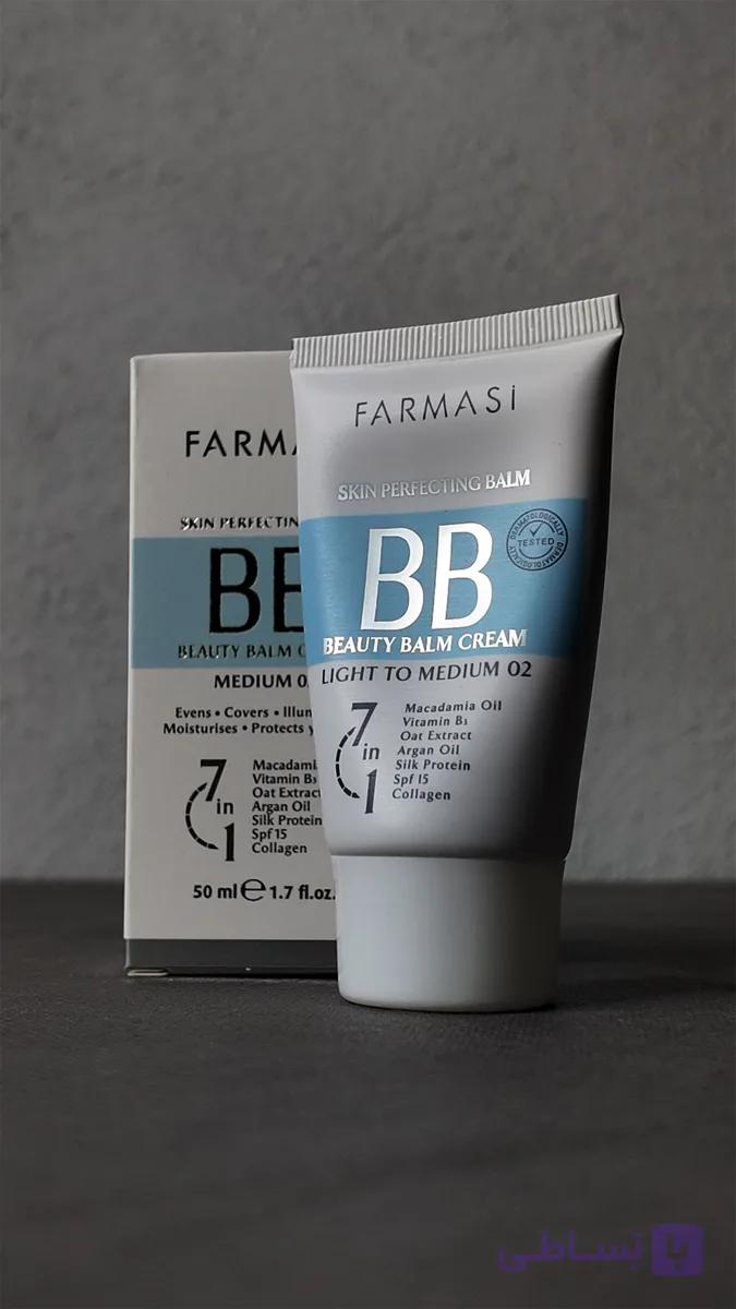 bb بی بی کرم و سی سی کرم فارماسی FARMASI حجم50 میل مناسب پوست های مختلط،نرمال و خشک — تصویر 1
