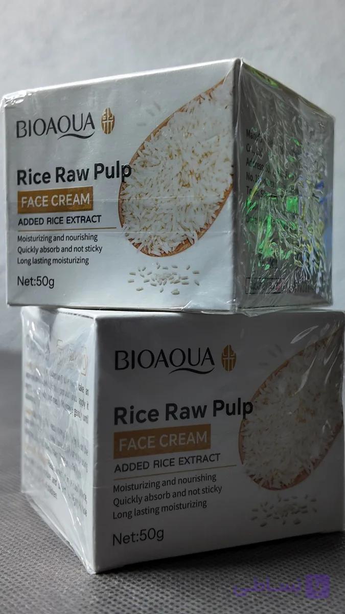 اسکراب ژله ای برنج bioaoua ( لایه بردار و روشن کننده پوست ) — تصویر 1