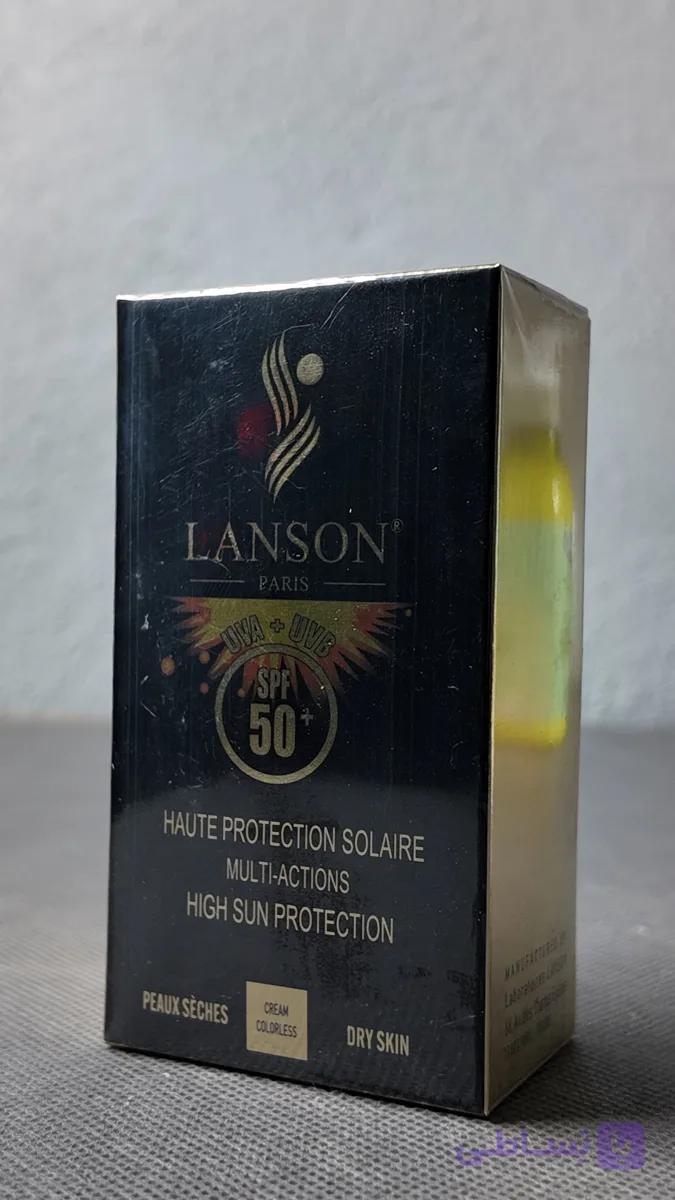 ضد آفتاب بیرنگ لانسون Lanson مخصوص پوست چرب SPF 50 بدون چربی و براقیت — تصویر 1
