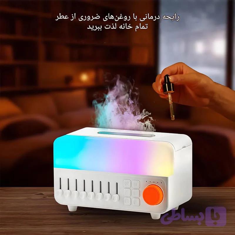 بخور و اسپیکر طبیعت مدل QUMOX A14