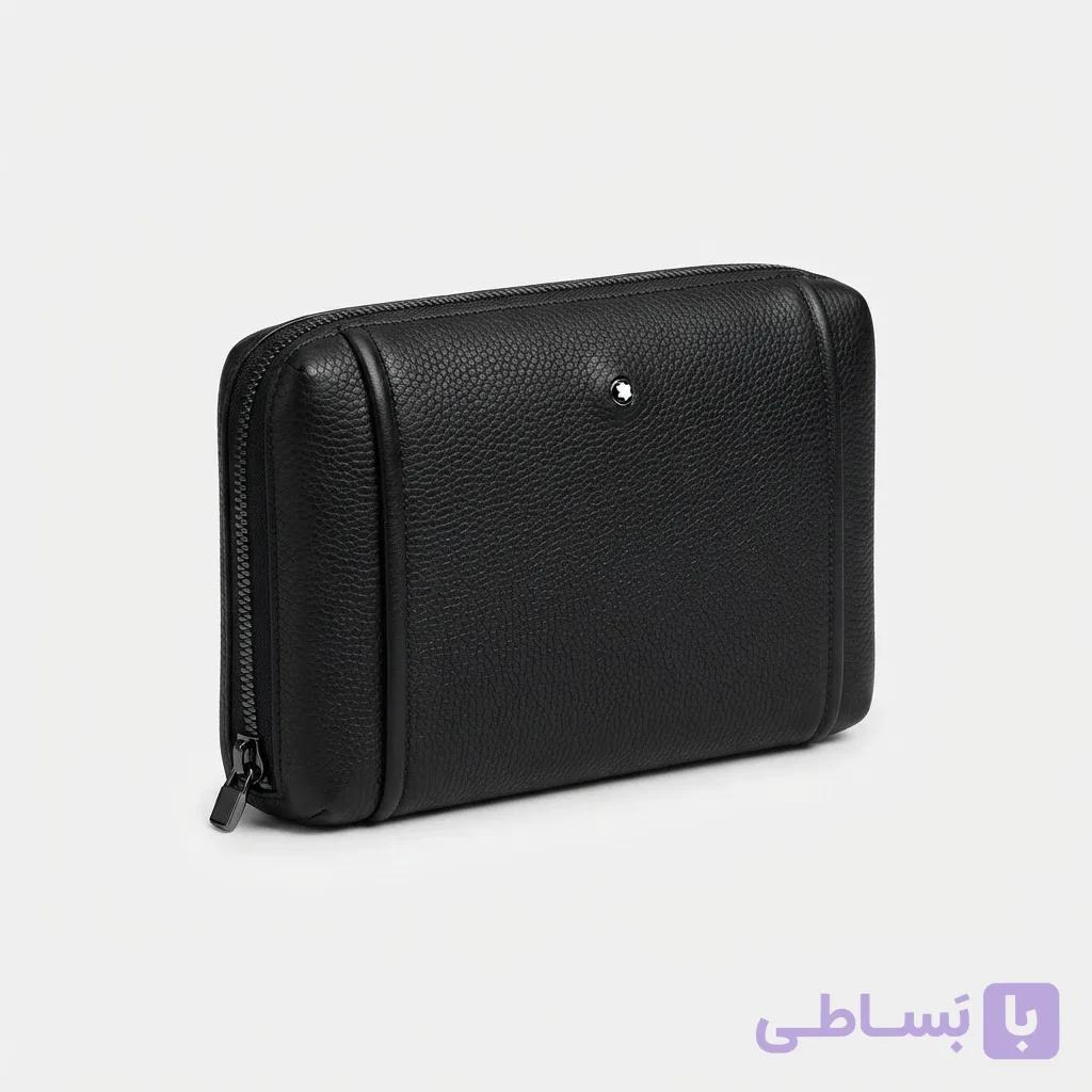 کیف مردانه مدل دستی / شوزبگ طرح مونت بلان (Montblanck) جنس چرم مصنوعی