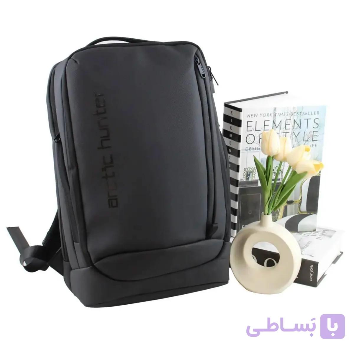 کوله پشتی لپ تاپ جنس برزنت ضد آب دارای محافظ