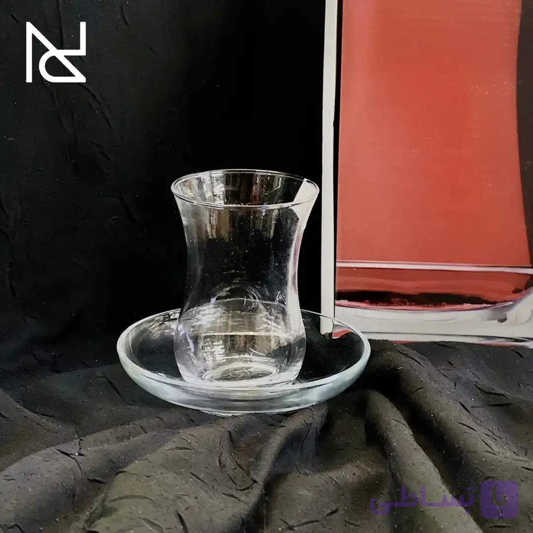 استکان نعلبکی ترک برند پاشا باغچه | کد ۹۷۱۷۷