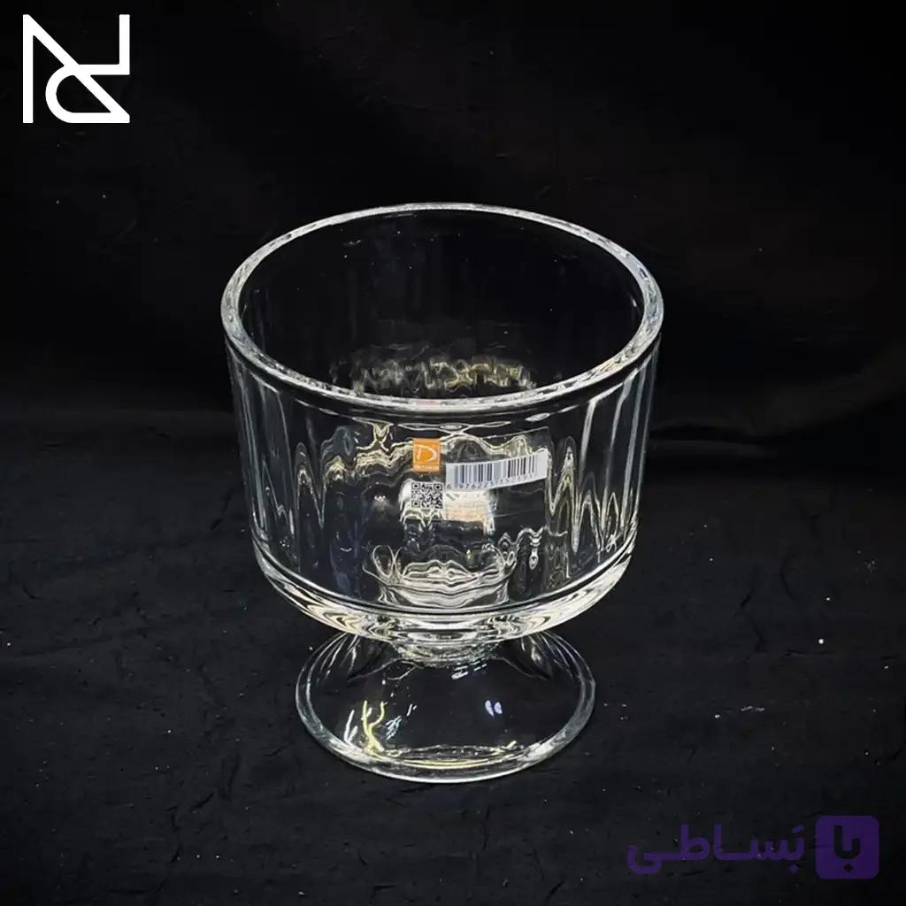 بستنی‌خوری بلوری مدل بیسیک | برند دلی — تصویر 1