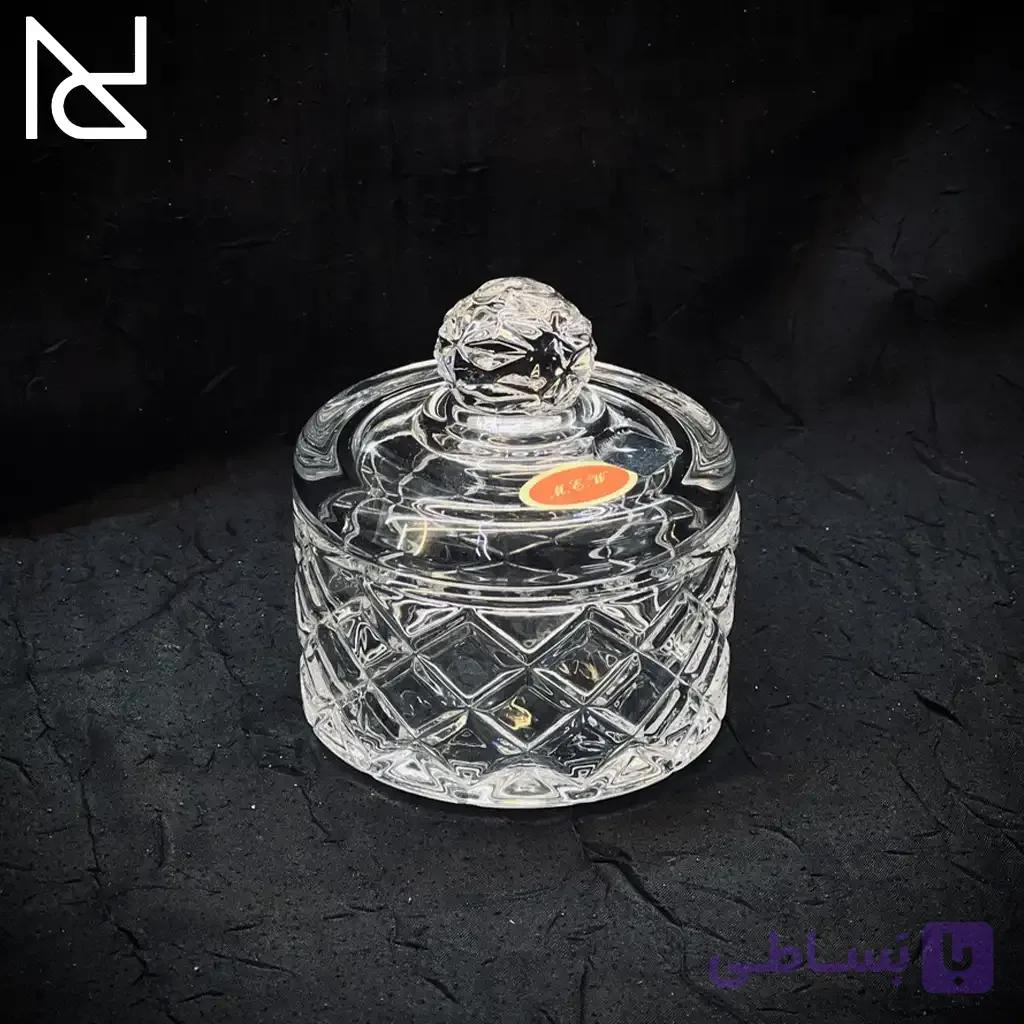 قندان بلوری مدل میلیون (لوزی) | سایز متوسط — تصویر 1