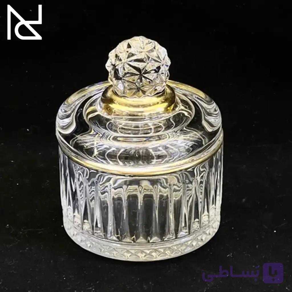 قندان الیسا لب طلایی| سایز کوچک — تصویر 1