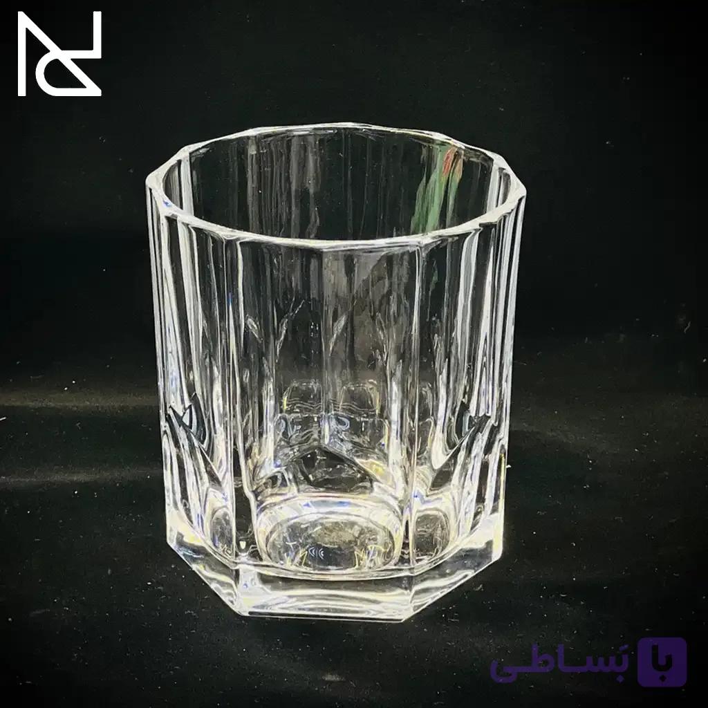 نیم‌لیوان کریستالی اشکی | سایز متوسط — تصویر 1