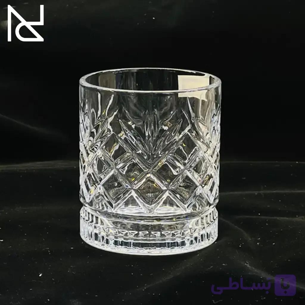 نیم لیوان سایز کوچک طرح خشتی کد ۱۴۷۶۳| ست چهار عددی — تصویر 1
