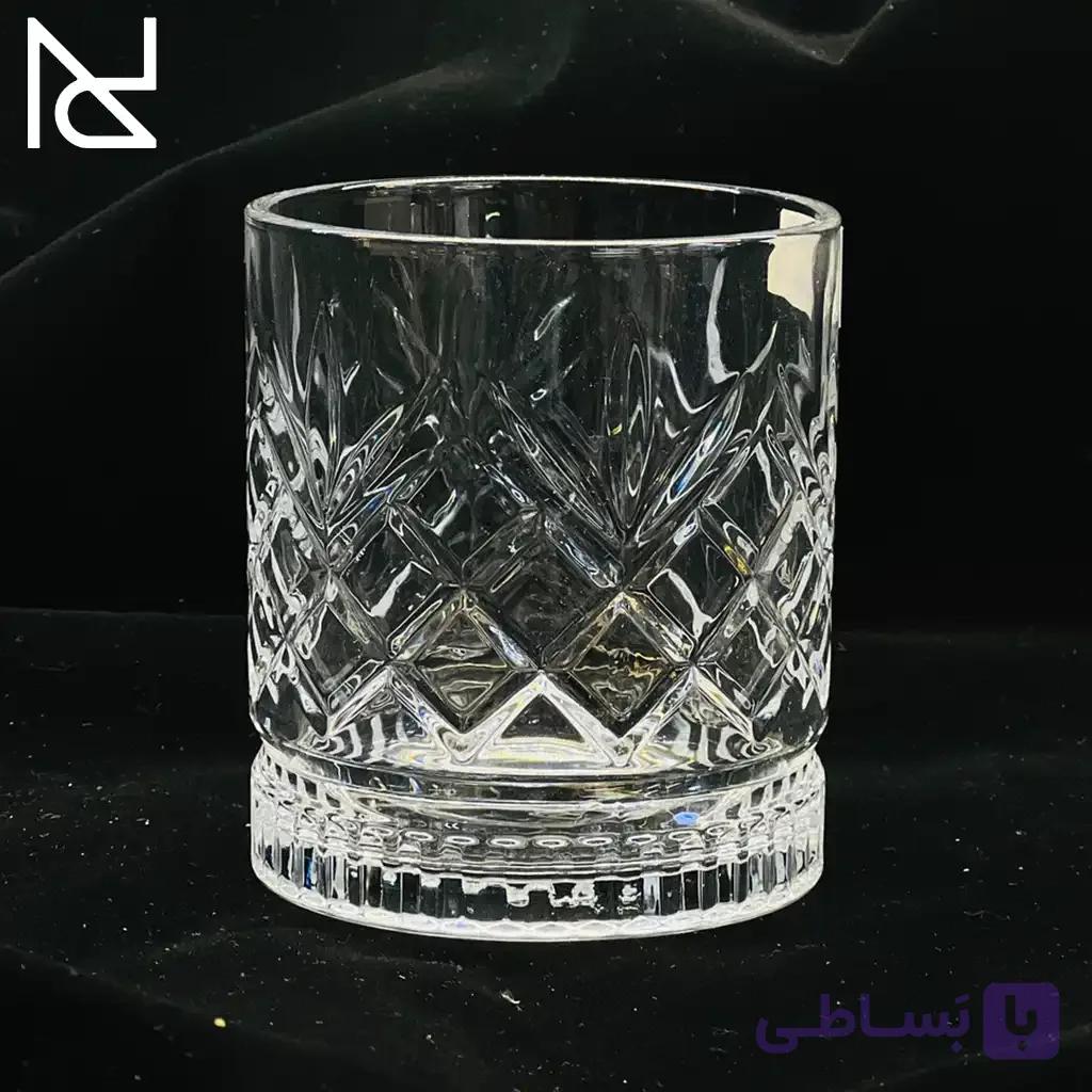 نیم لیوان سایز بزرگ طرح خشتی کد 14766| ست چهار عددی — تصویر 1