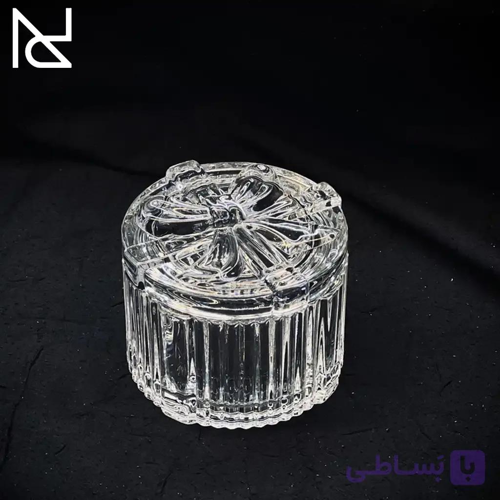 جا جواهری گرد پاپیونی بلوری | برند دلی — تصویر 1