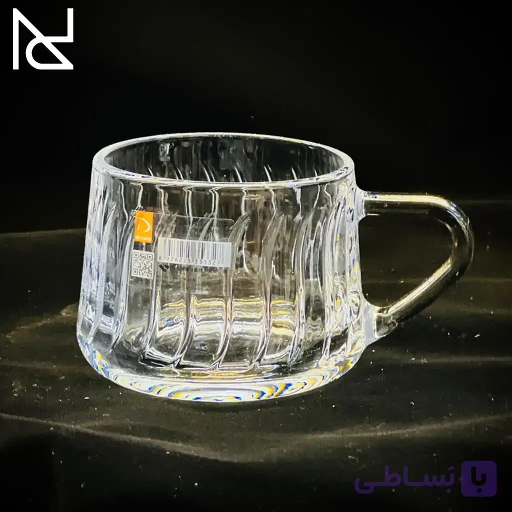 فنجان هالو مدل خطی | Deli Glass — تصویر 1