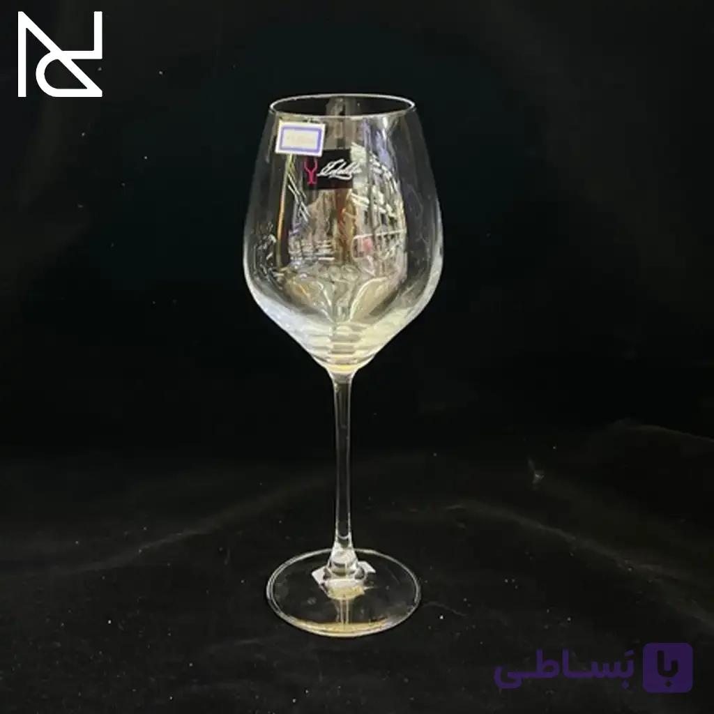 گیلاس طرح گل دلی گلس | بسته ۶ عددی — تصویر 1