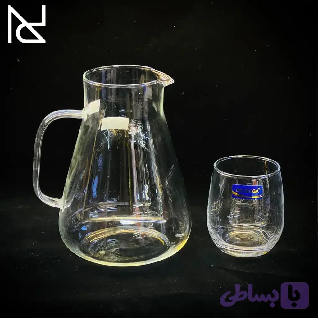 پارچ و لیوان پیرکس تپل | Deli Glass — تصویر 1