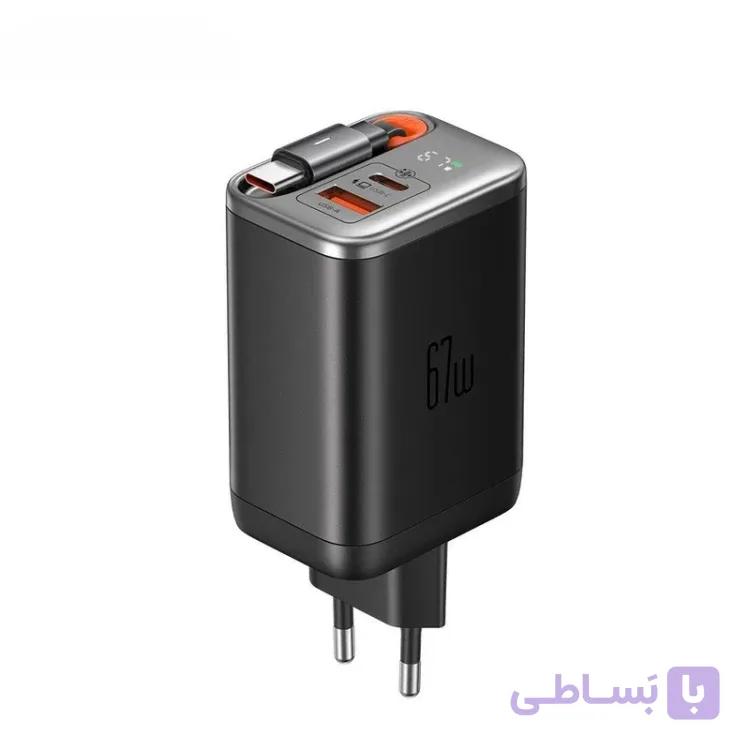 شارژر دیواری 67W مک دودو مدل CH-410 + کابل تایپ سی متصل
