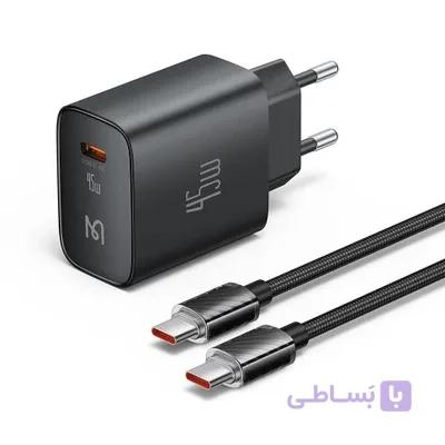 شارژر دیواری 45W مک دودو مدل CH-5080 + کابل تایپ سی