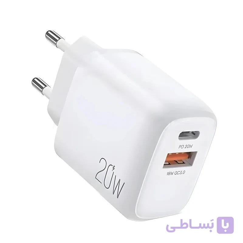 شارژر دیواری 20 وات بیوا HC-020 QC3.0 PD 2.4A