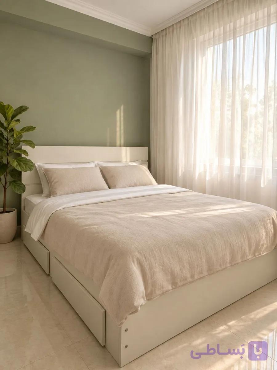 تخت خواب دونفره مدل Texture