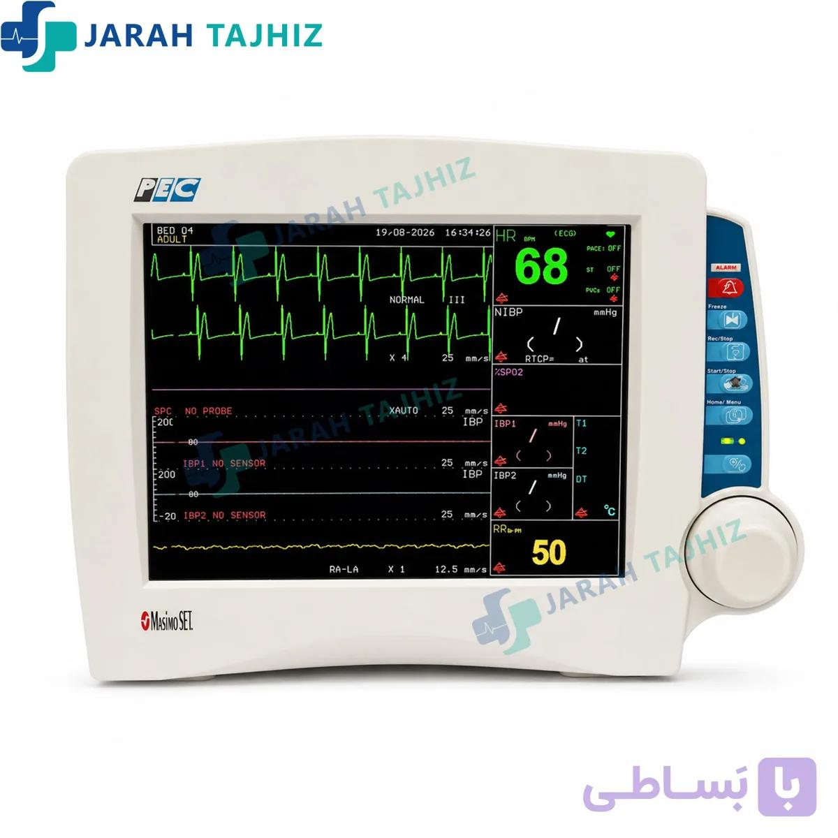 مانیتور علائم حیاتی PEC با نمایشگر 12.1 اینچ