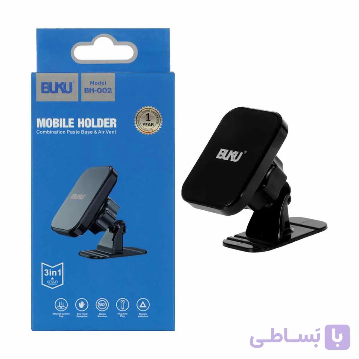 هولدر گوشی موبایل پایه دار BUKU مدل BH-002 — تصویر 1