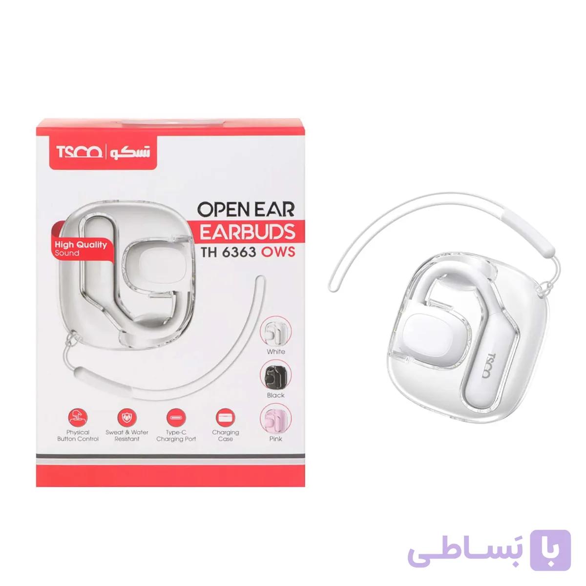 هندزفری بیسیم تسکو مدل TH 6363 OWS — تصویر 1
