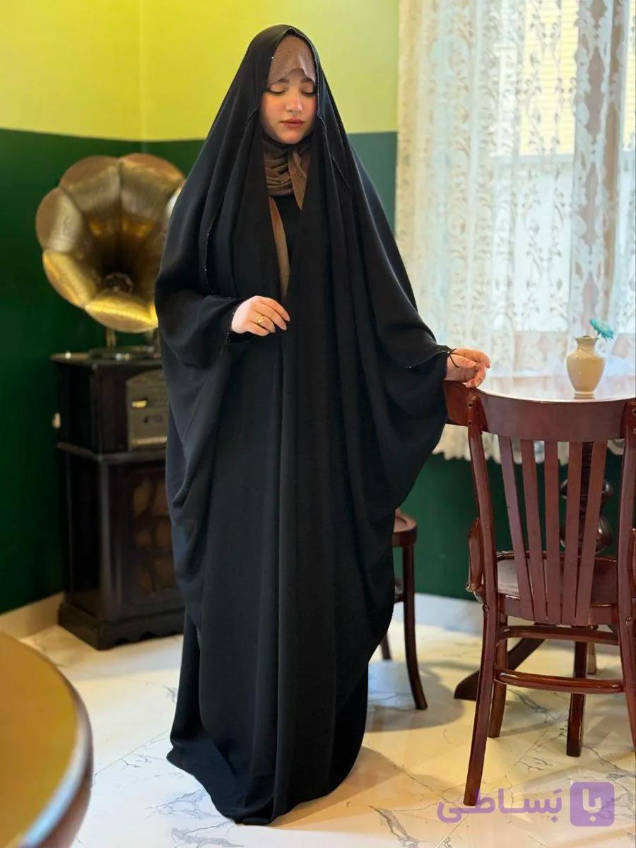چادرعربی کرپ پورشه کره