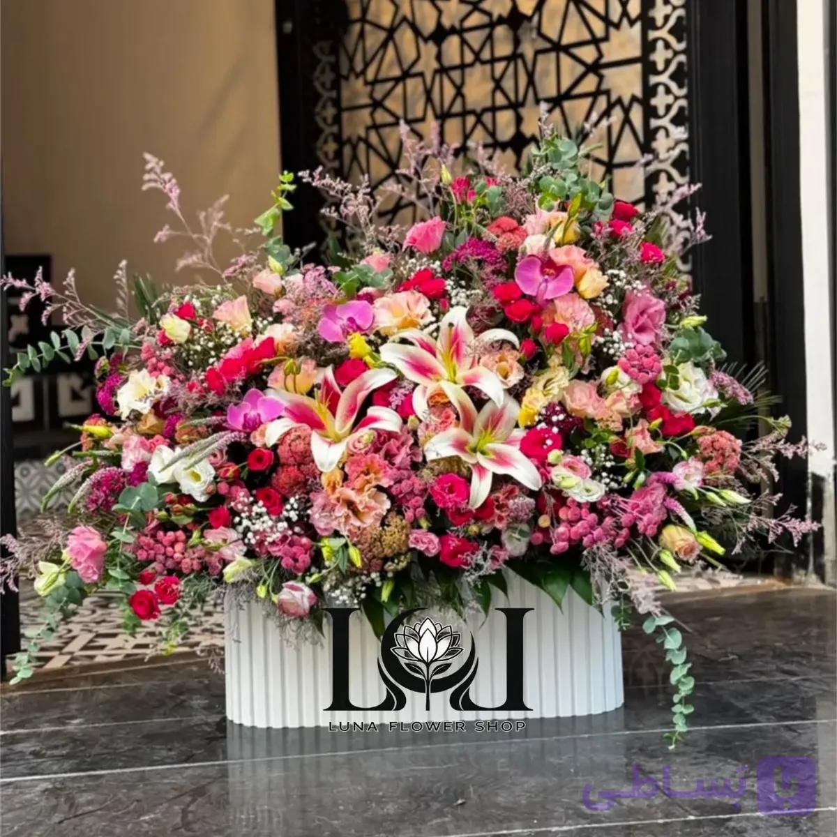 باکس گل طبیعی لیلیوم BL220