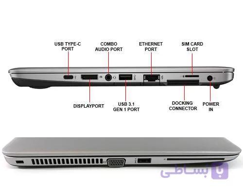 لپ تاپ استوک ELITEBOOK 840 G4 | I5-7300U | 8GB | 256GB SSD | INTEL 14" FHD