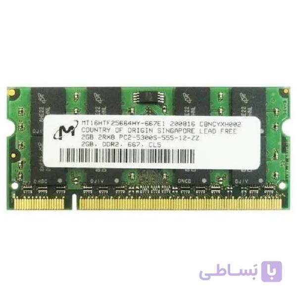 رم لپ تاپ 800 مگاهرتز DDR2 ظرفیت 4 گیگابایت