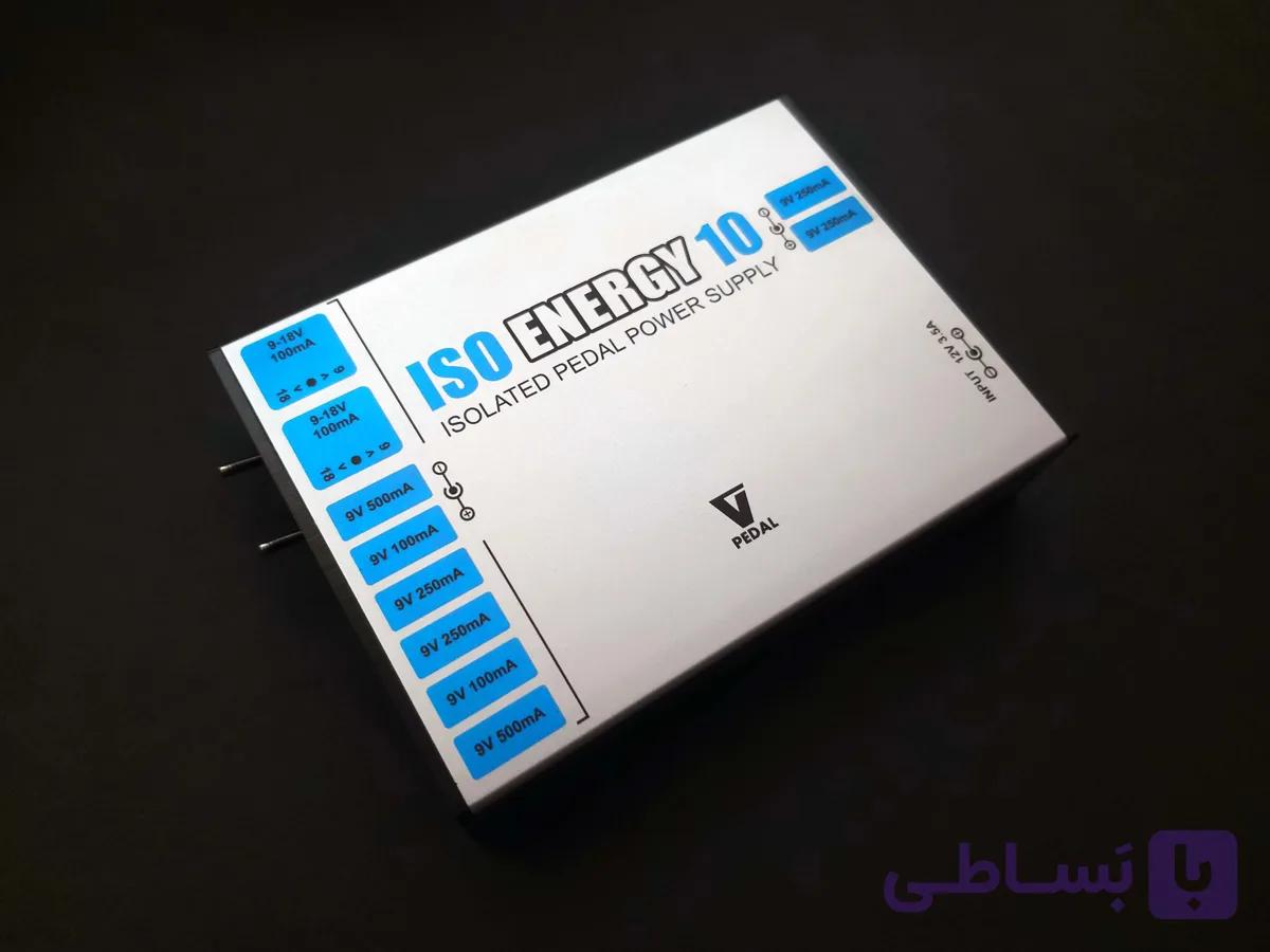 منبع تغذیه ایزوله پدال با 10 خروجی (2 خروجی قابل تنظیم بین 9 یا 18 ولت) — تصویر 1