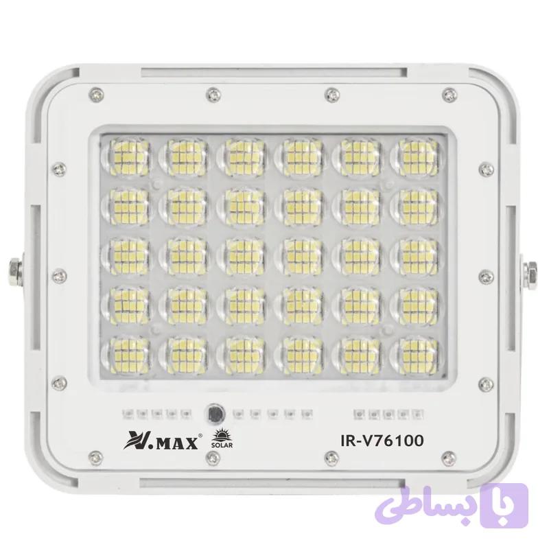 پروژکتور خورشیدی 100 وات برند vmax پنل جدا مدل V.76100 — تصویر 1