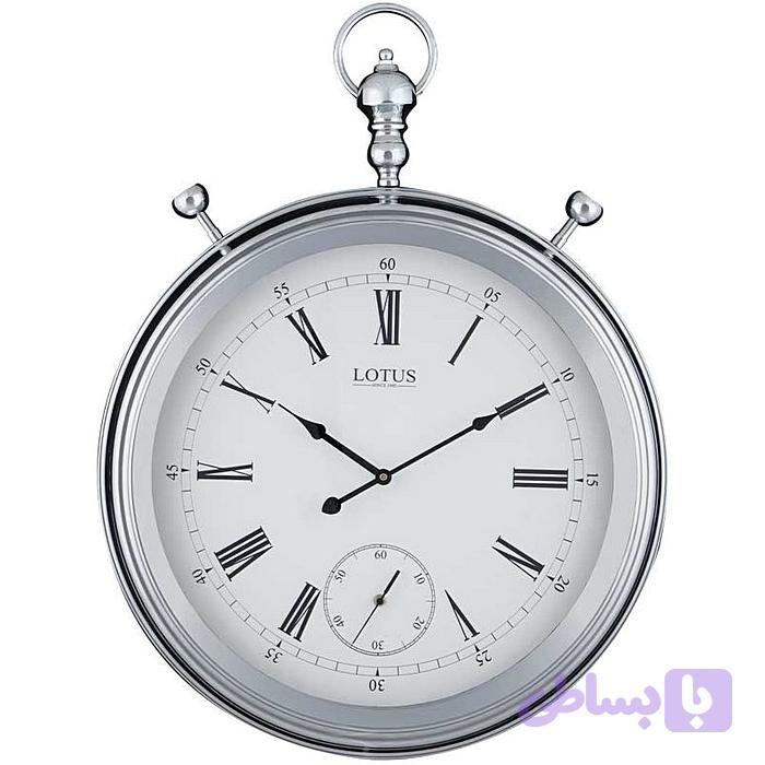 ساعت دیواری فلزی لوتوس BERNARDINO | M-16038-SILVER — تصویر 1