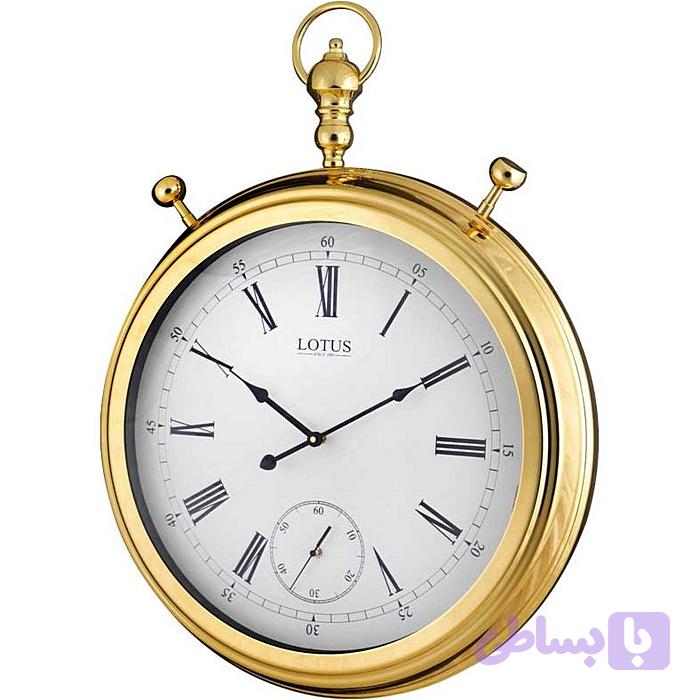 ساعت دیواری فلزی لوتوس BERNARDINO | M-16038-GOLD — تصویر 1
