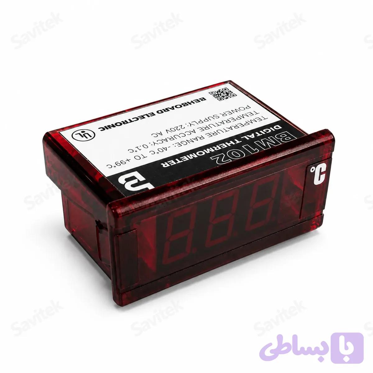 ترمومتر دیجیتال یخچالی و تابلویی 220 ولت