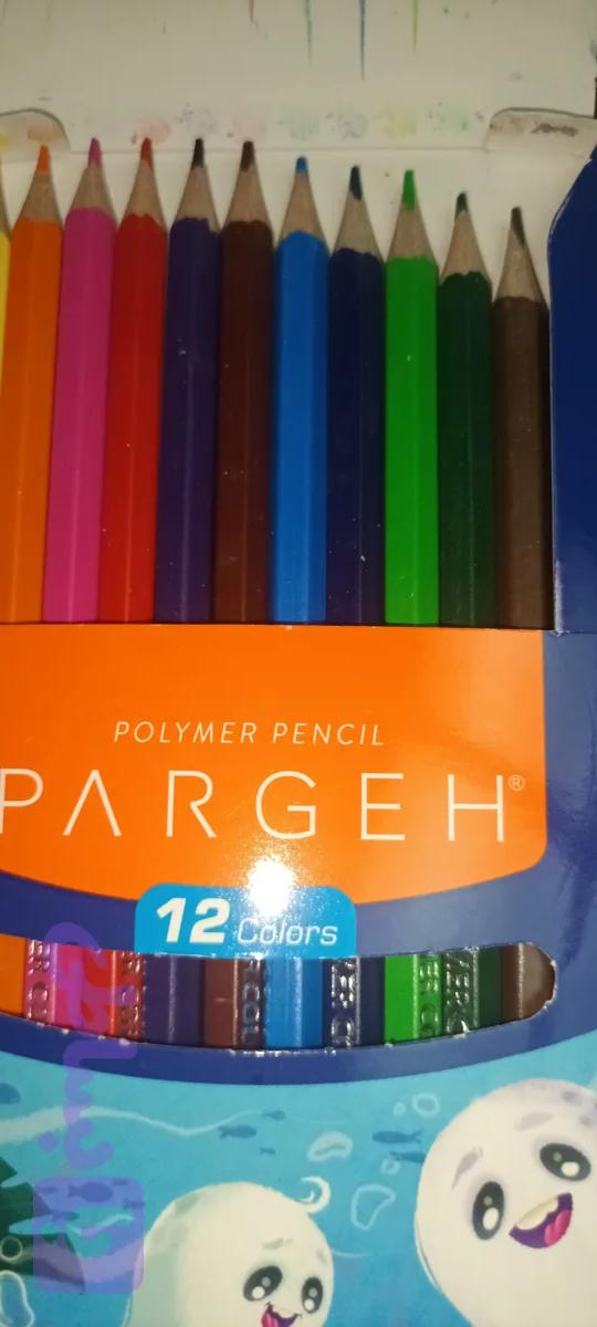 مدادرنگی پلیمری ۱۲رنگ مارک pargeh