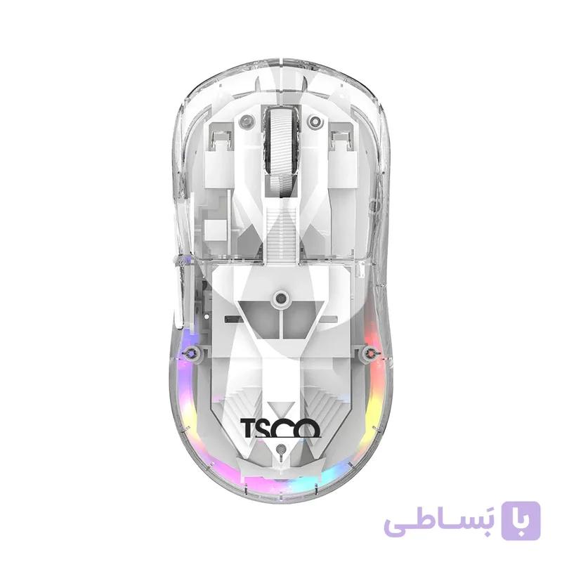 ماوس بی سیم تسکو مدل TSCO TM 795W شفاف — تصویر 1