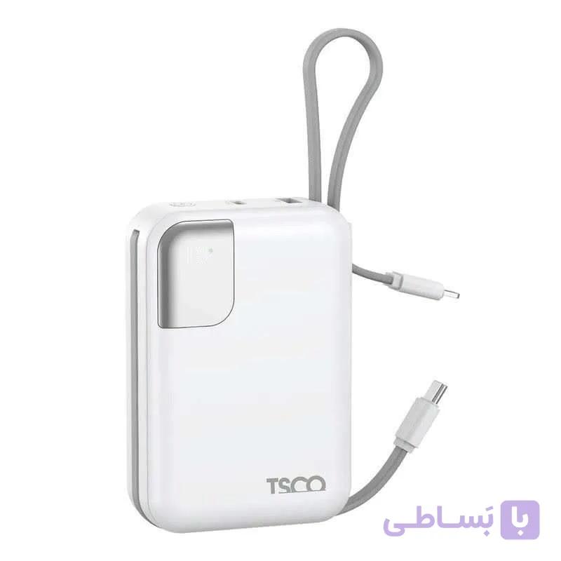 پاوربانک تسکو مدل TSCO TP 2007 20000mAh 22.5W سفید — تصویر 1