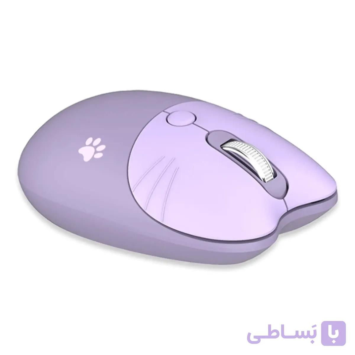 ماوس بی سیم فانتزی مافی مدل MOFII M3 بنفش — تصویر 1