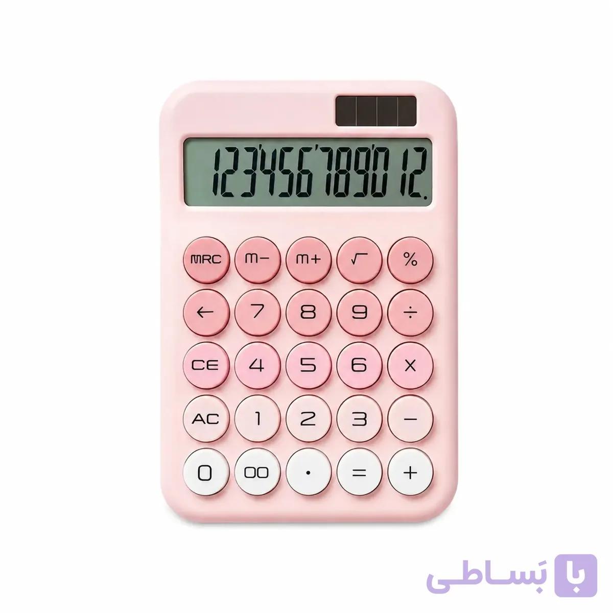 ماشین حساب مدل OS9190 صورتی — تصویر 1