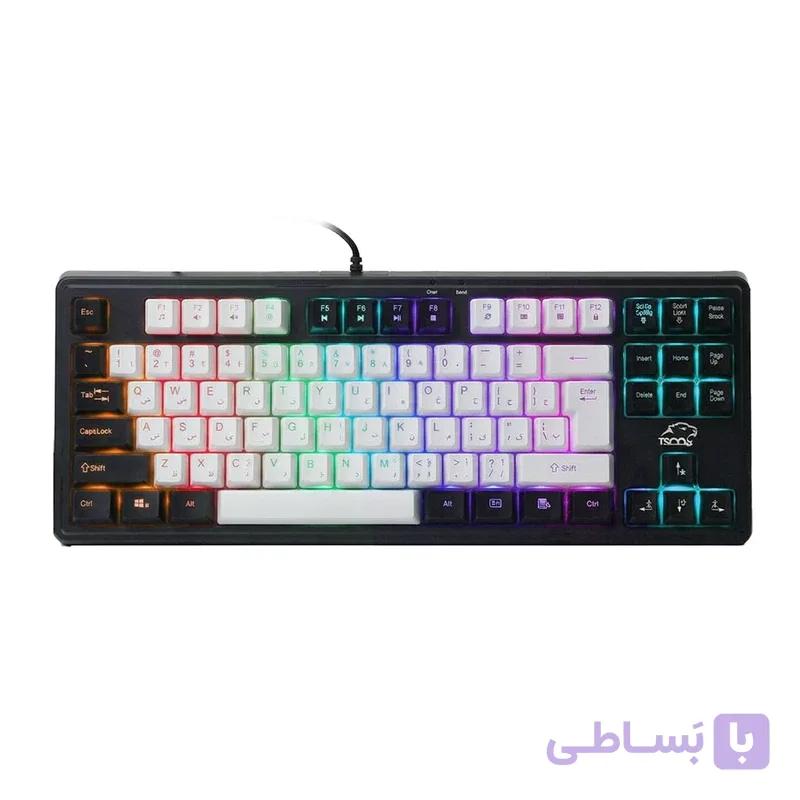 کیبورد سیم دار گیمینگ تسکو مدل TSCO GK 8312B — تصویر 1