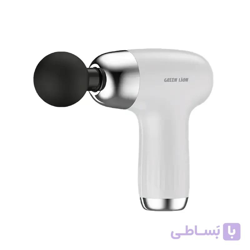 ماساژور تفنگی گرین لاین مدل GREEN LION GNMINMSGNWH Gun 6 Speed سفید — تصویر 1