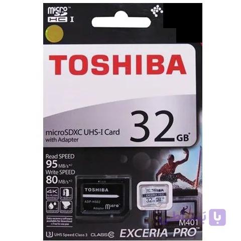 رم میکرو توشیبا مدل TOSHIBA 95MB PRO U3 32G