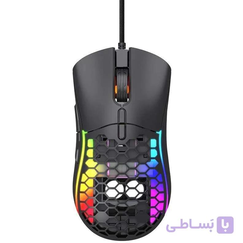 ماوس سیم دار گیمینگ هیسکا مدل HISKA HX-MOG340 — تصویر 1