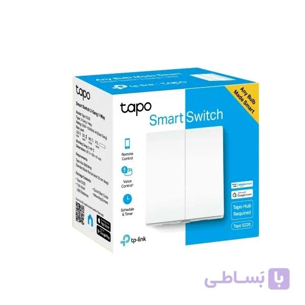 کلید دو پل هوشمند تی پی لینک مدل TP-LINK TAPO S220 — تصویر 1