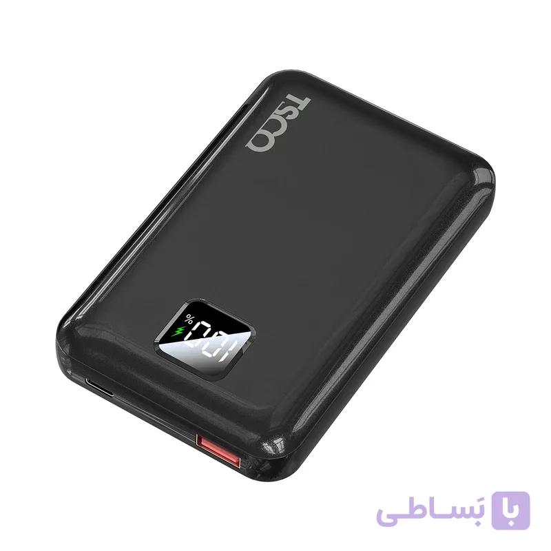 پاوربانک تسکو مدل TSCO TP 1004 10000mAh 22.5W مشکی — تصویر 1