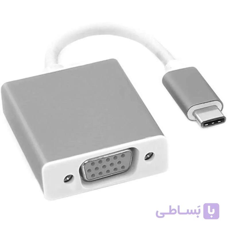 تبدیل رویال مدل ROYAL RC-4010 Type-C TO VGA — تصویر 1
