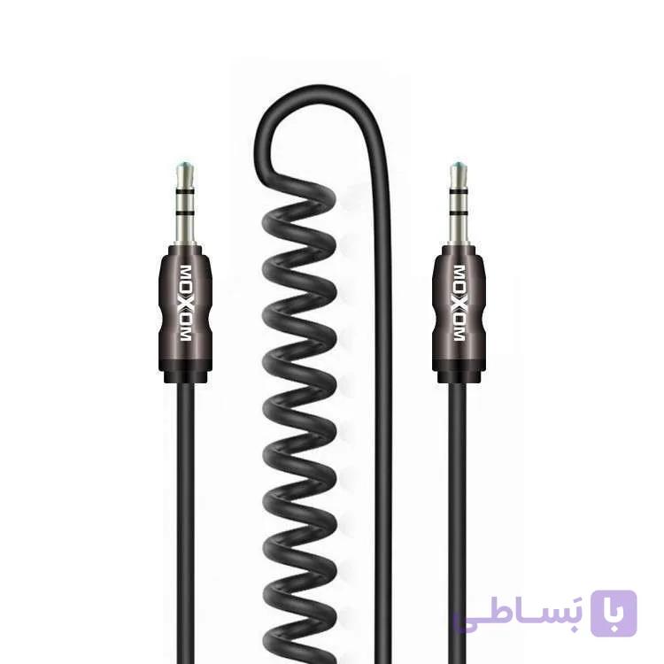 کابل صدا موکسوم مدل MOXOM AUX-07B مشکی به طول 2 متر