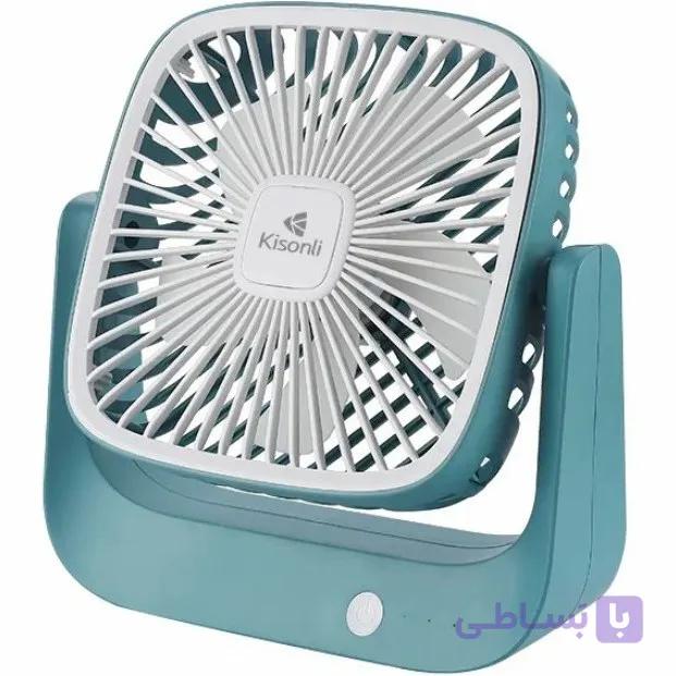 پنکه رومیزی کیسونلی مدل KISONLI F101 سبز — تصویر 1