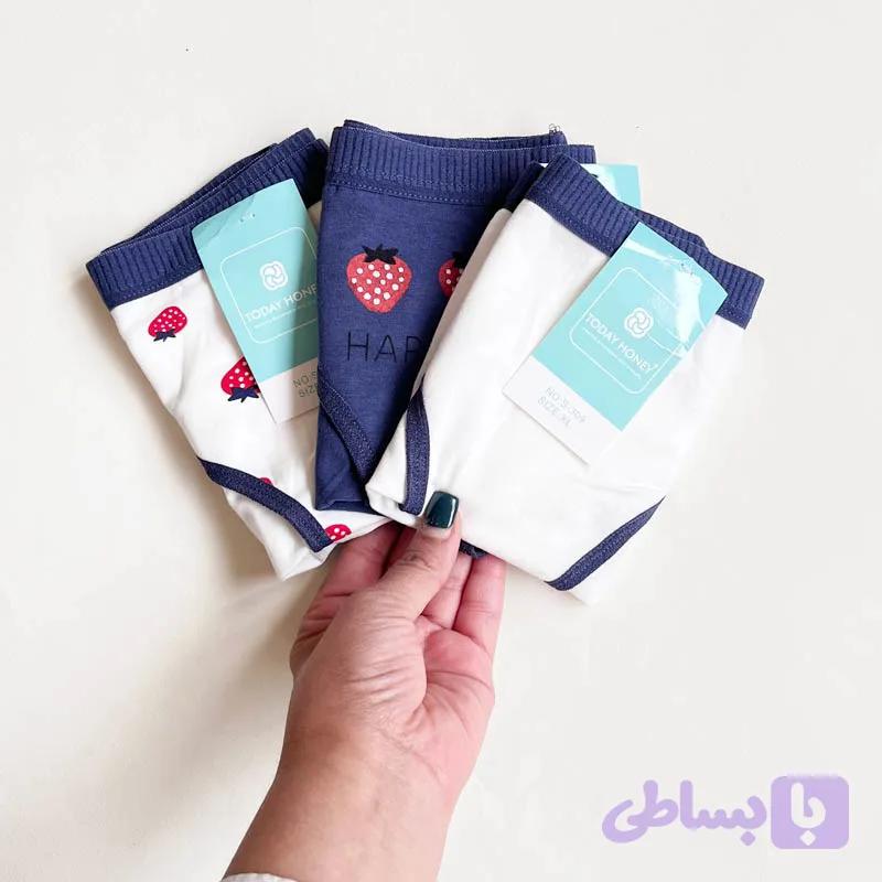 پک سه عددی شورت نخی زنانه کد PW013 — تصویر 1